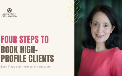 Four steps on how to book high-profile people to be your clients, speakers, partners